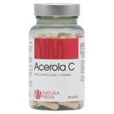 Natura Media Acerola C 80 kaps., luonnollinen c-vitamiini, sinunapteekki.fi