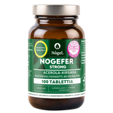 Nogel NOGEFER Strong - Acerola-kirsikka 60 mg 100 tabl.