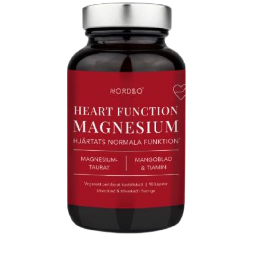 Nordbo, Heart Function Magnesium, 90 kaps.
