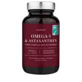Nordbo, Omega-3 & Astaxanthin, 90 kaps.