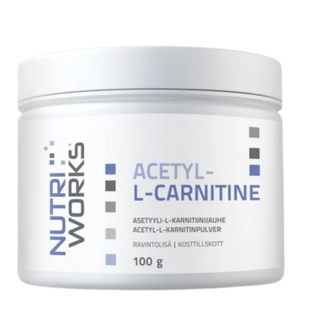 Nutri Works Acetyl-L-Carnitine  - Asetyyli-L-karnitiinijauhe 100 g