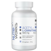 Nutri Works Acetyl - L-Carnitine 500mg - Asetyyli-L-Karnitiini 90 kaps.