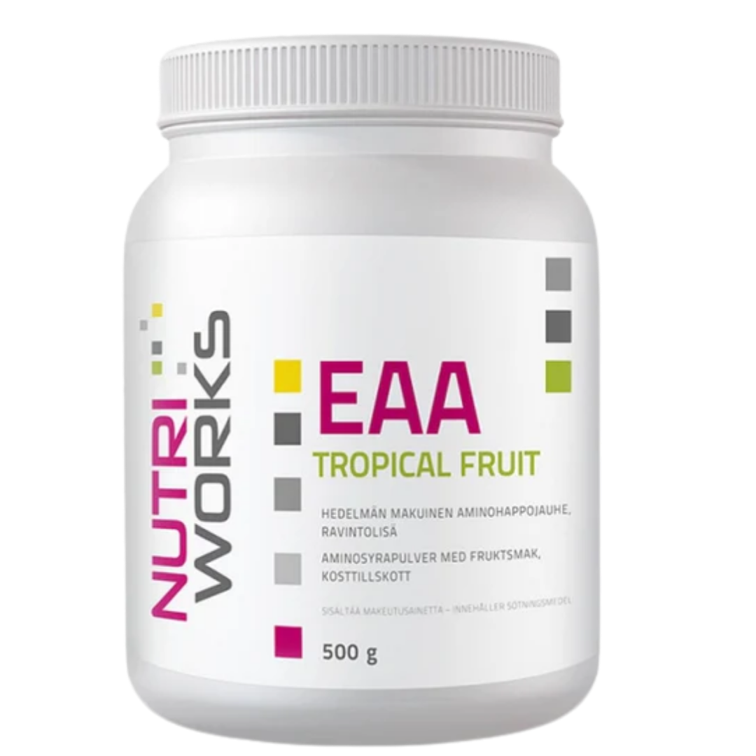 Nutri Works EAA Tropical Fruit - Aminohappojauhe 500 g