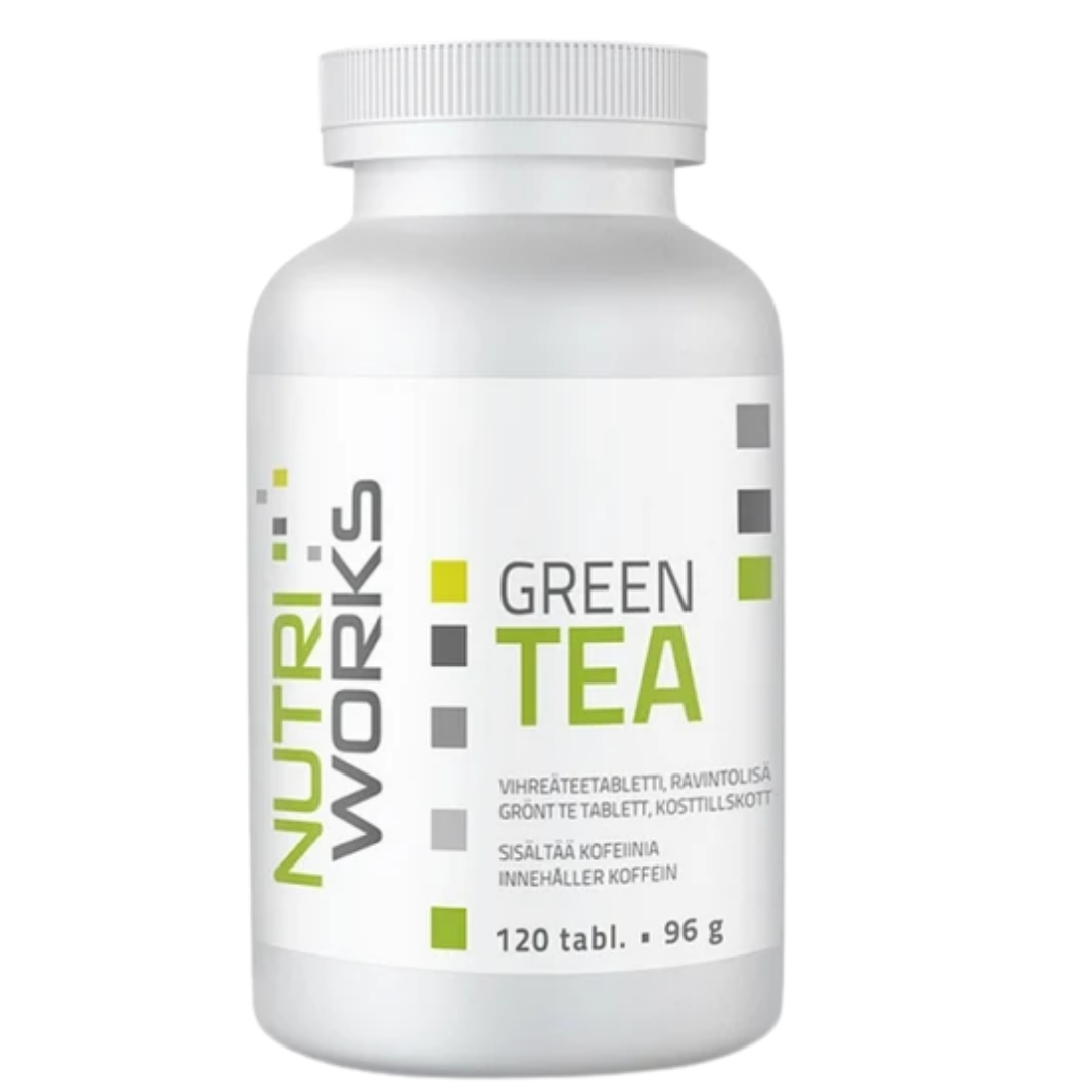 Nutri Works Green Tea Vihreäteetabletti 120 tabl.
