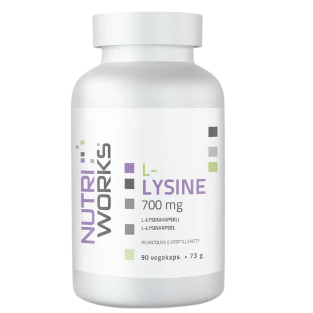Nutri Works L-Lysine 700 mg 90 kaps.