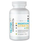 Nutri Works Magnesium Citrate + B6 120 kaps.