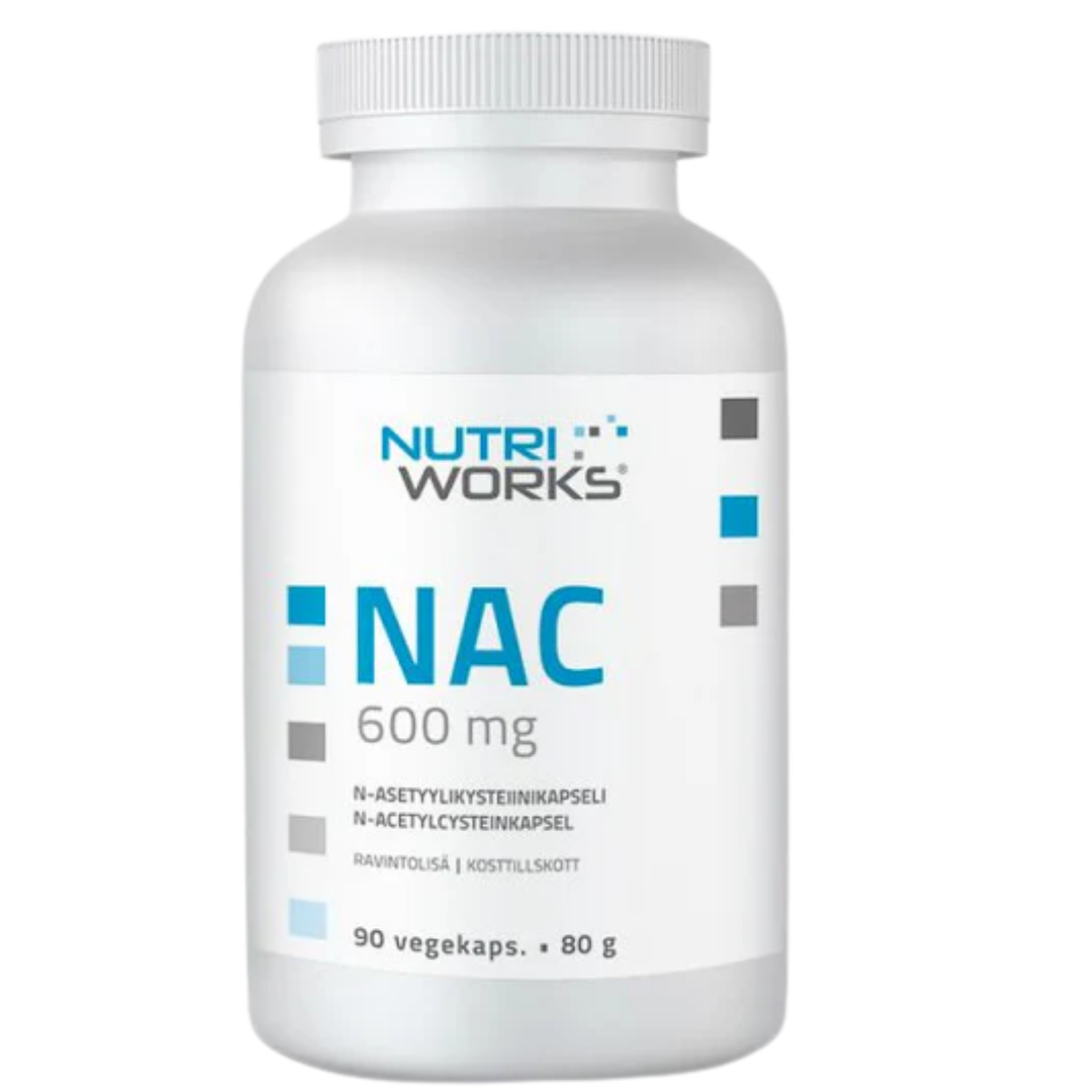 Nutri Works NAC 600 mg 90 kaps.