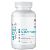 Nutri Works Triple Magnesium + B6 120 vegekaps.
