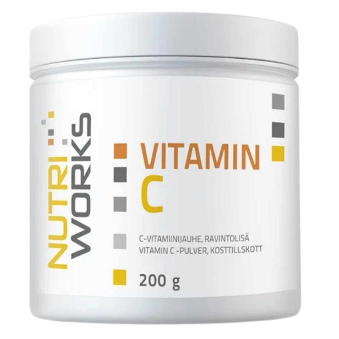 Nutri Works Vitamin C - C-vitamiinijauhe 200 g