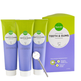 Nutrolin Teeth & Gums omegatahna, säästöpakkaus 600 g, 3x200g tuubia, sinunapteekki.fi