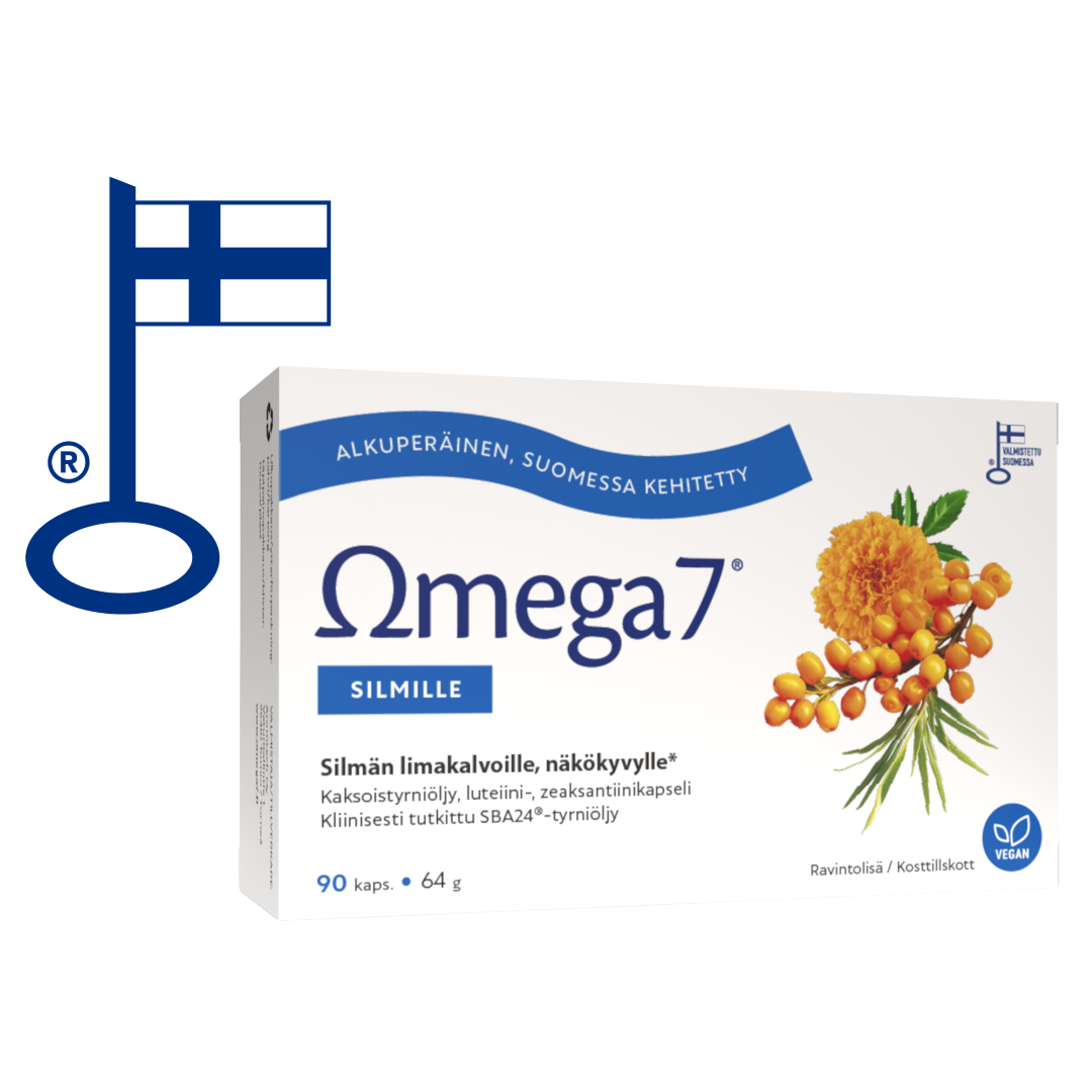 Omega7 SBA24® + Luteiini Silmille 90 kaps.