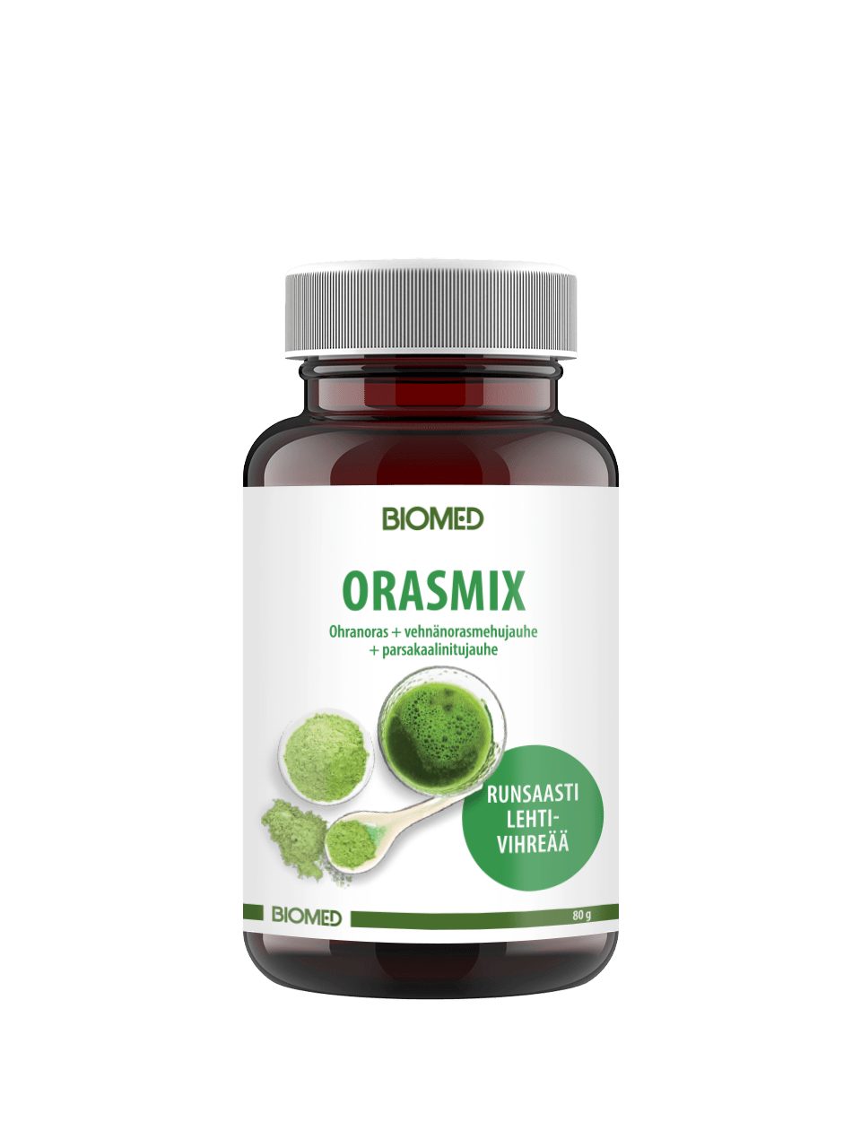 Biomed Orasmix - Viherjauhe 80 g