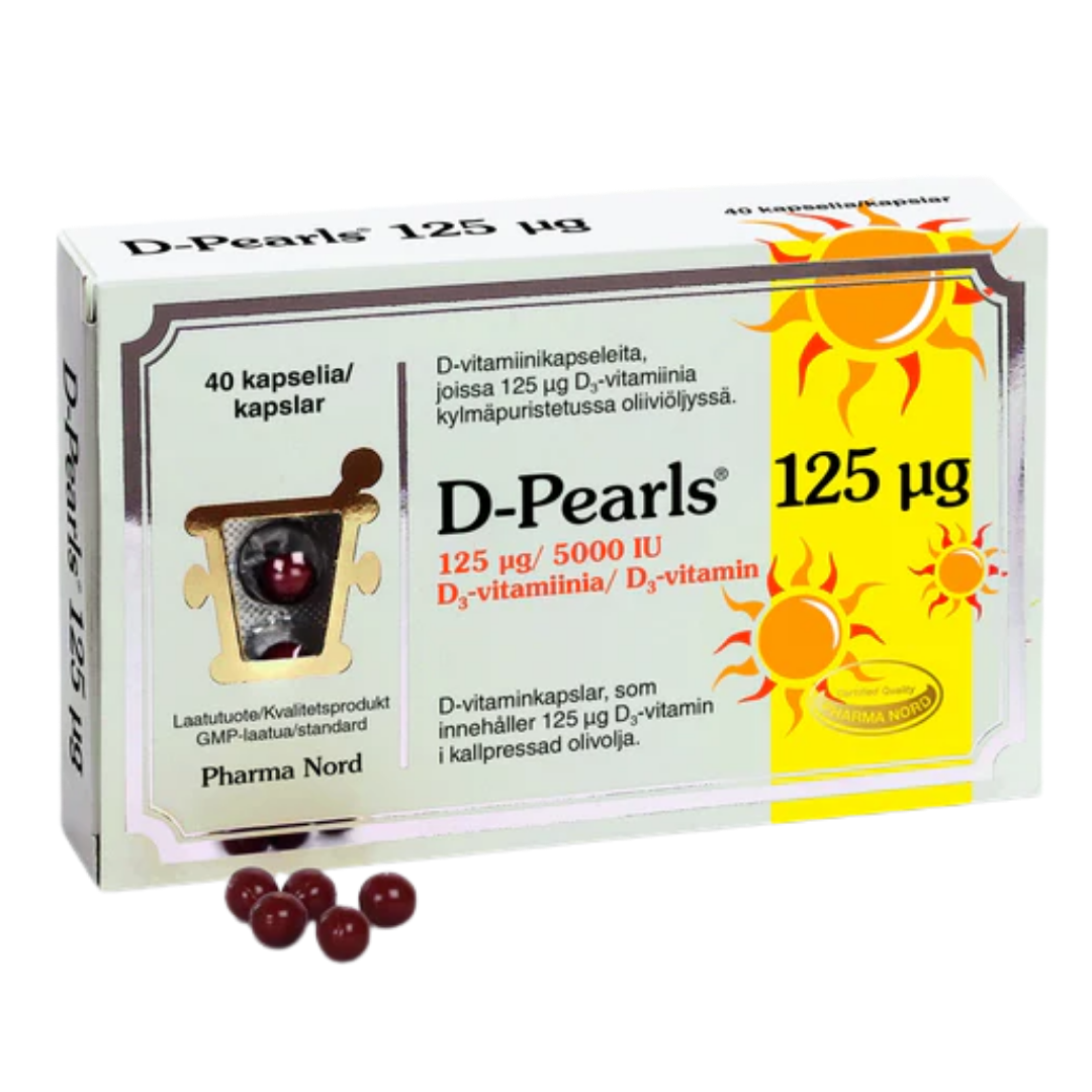 Pharma Nord D-Pearls 125 µg 40 kaps.
