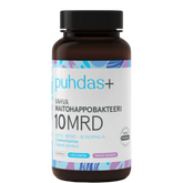 Puhdas+, vahva maitohappobakteeri, 10 mrd, lacto-bifido-acidophilus, 60 kaps.