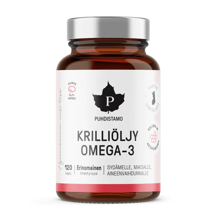 Puhdistamo Krilliöljy Omega-3 120 kaps.