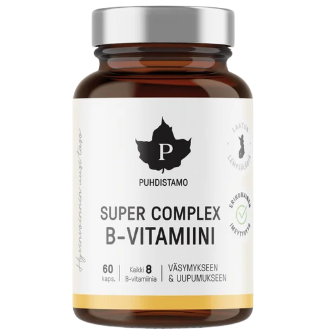 Puhdistamo Super Complex B-vitamiini 60 kaps.
