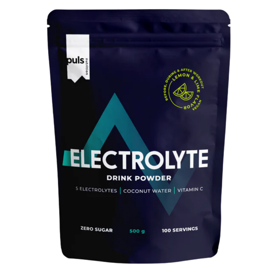 Puls Nutrition, elektrolyyttijauhe, sitruuna & lime, 500 g