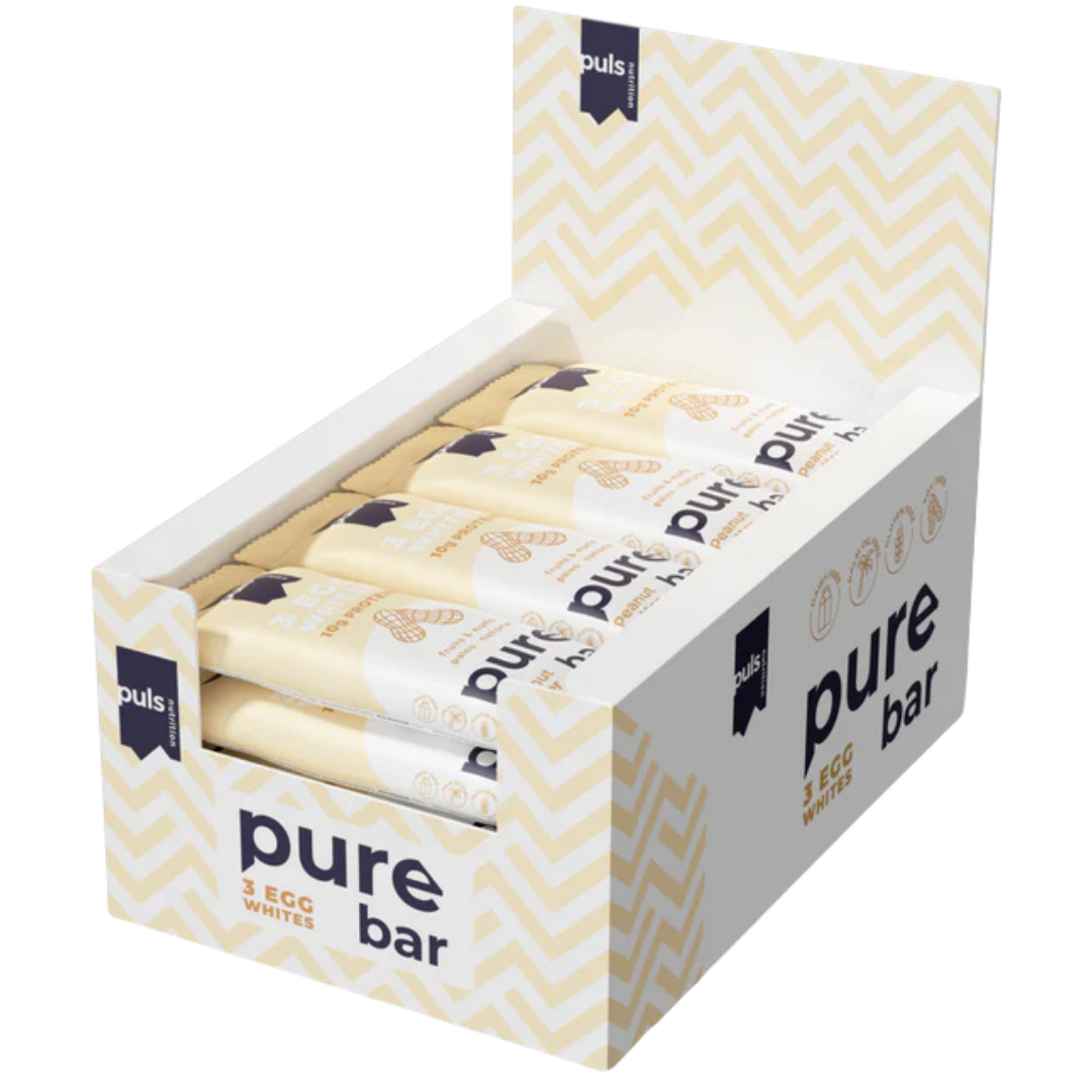 Puls Nutrition Pure Bar Peanut Butter - Proteiinipatukka Maapähkinävoi 20x 50 g TUKKUPAKKAUS 