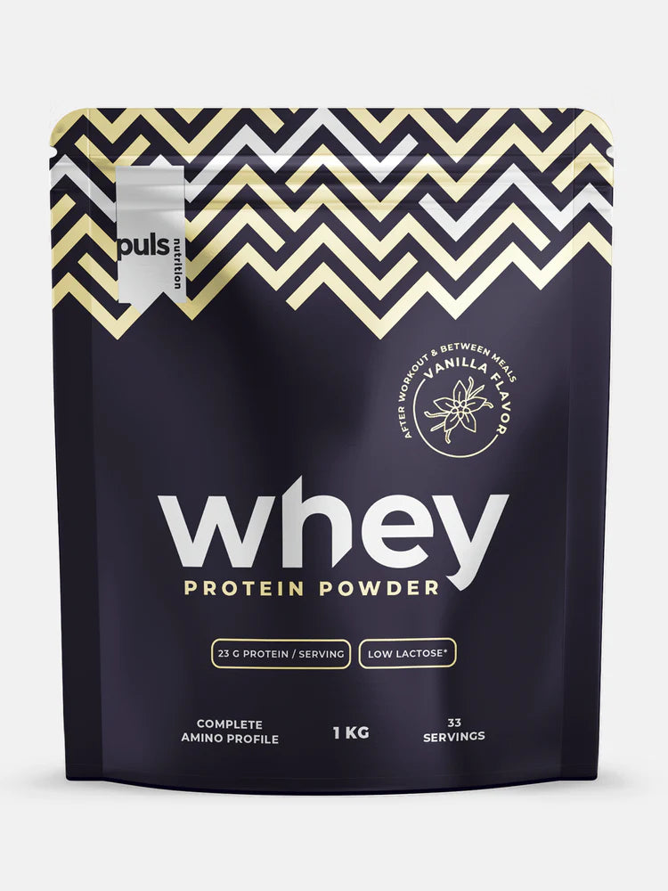 Puls Nutrition Whey Protein Powder - Hera Proteiini Vanilja 1 kg