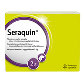 Seraquin, täydennysrehu koirille, 2 g, 60 tabl.