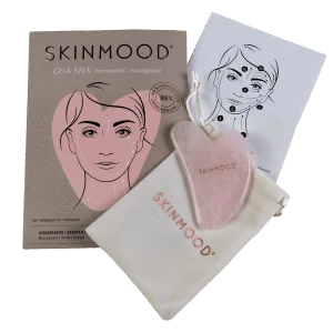 SkinMood Gua Sha Beauty Tool Rose Quartz - Gua Sha, ruusukvartsia 1 kpl