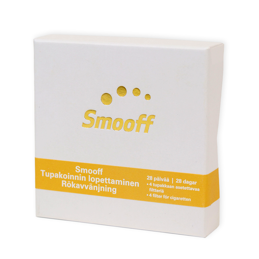 Smooff Filtterit tupakoinnin lopettamiseen 28 päivässä