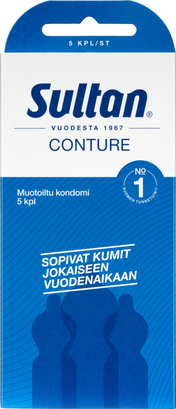 Sultan Conture kondomi 5 kpl - erä