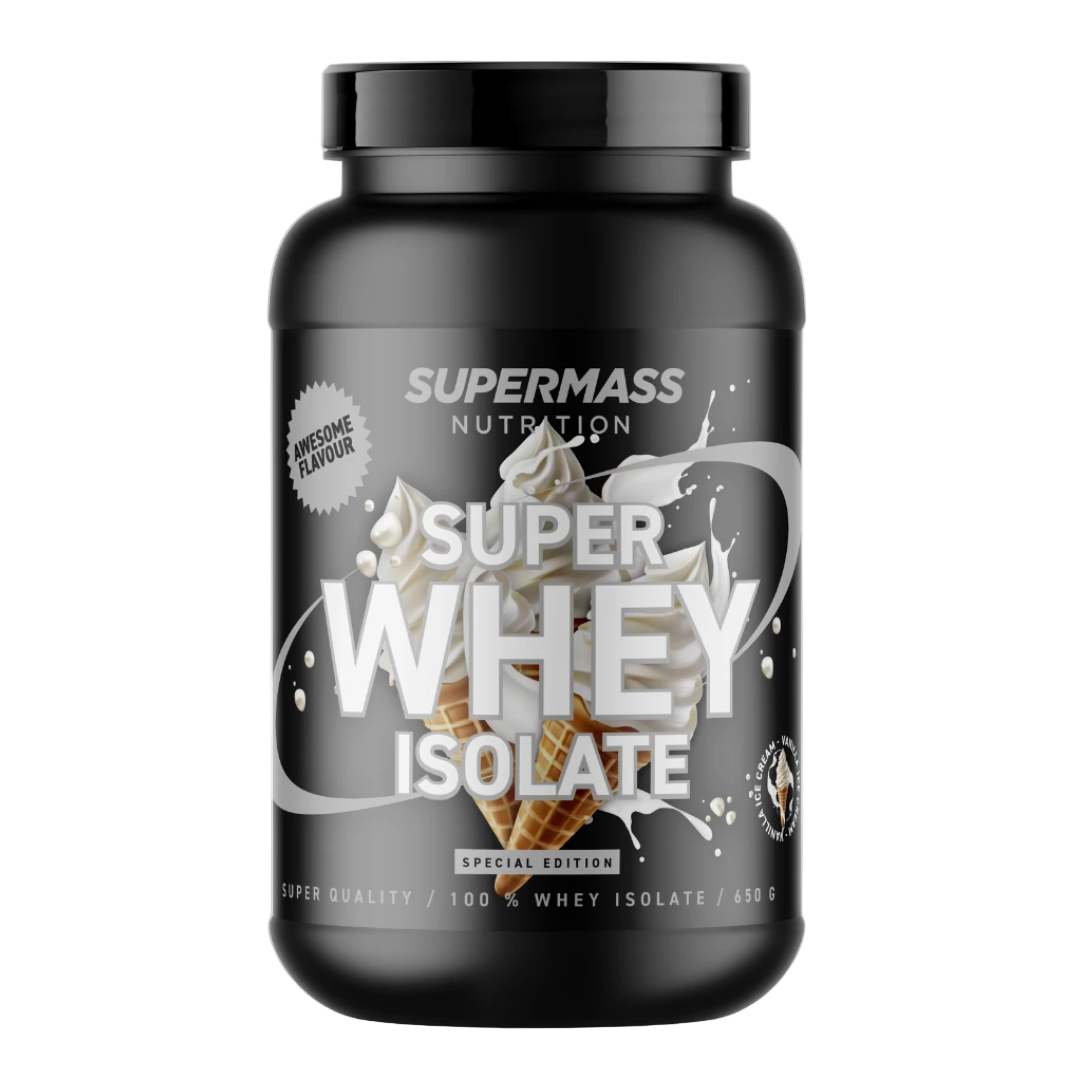supermass super whey isolate vanilla ice cream 650g heraproteiini