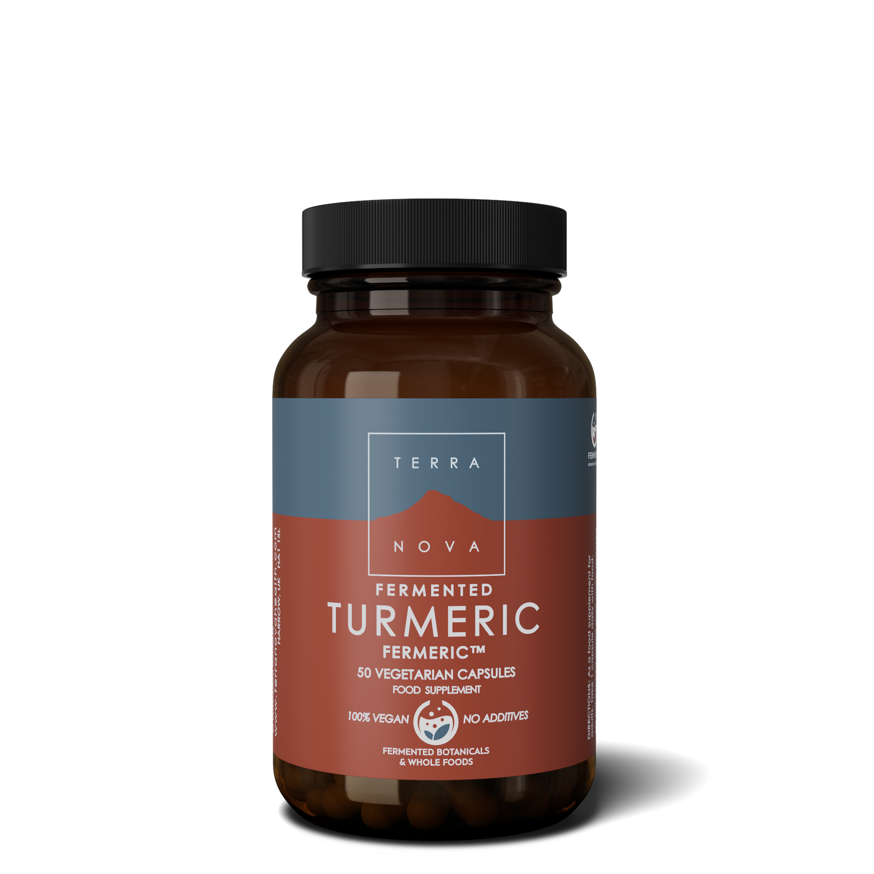 Terranova Fermented Turmeric - Fermentoitu kurkuma 50 kaps.
