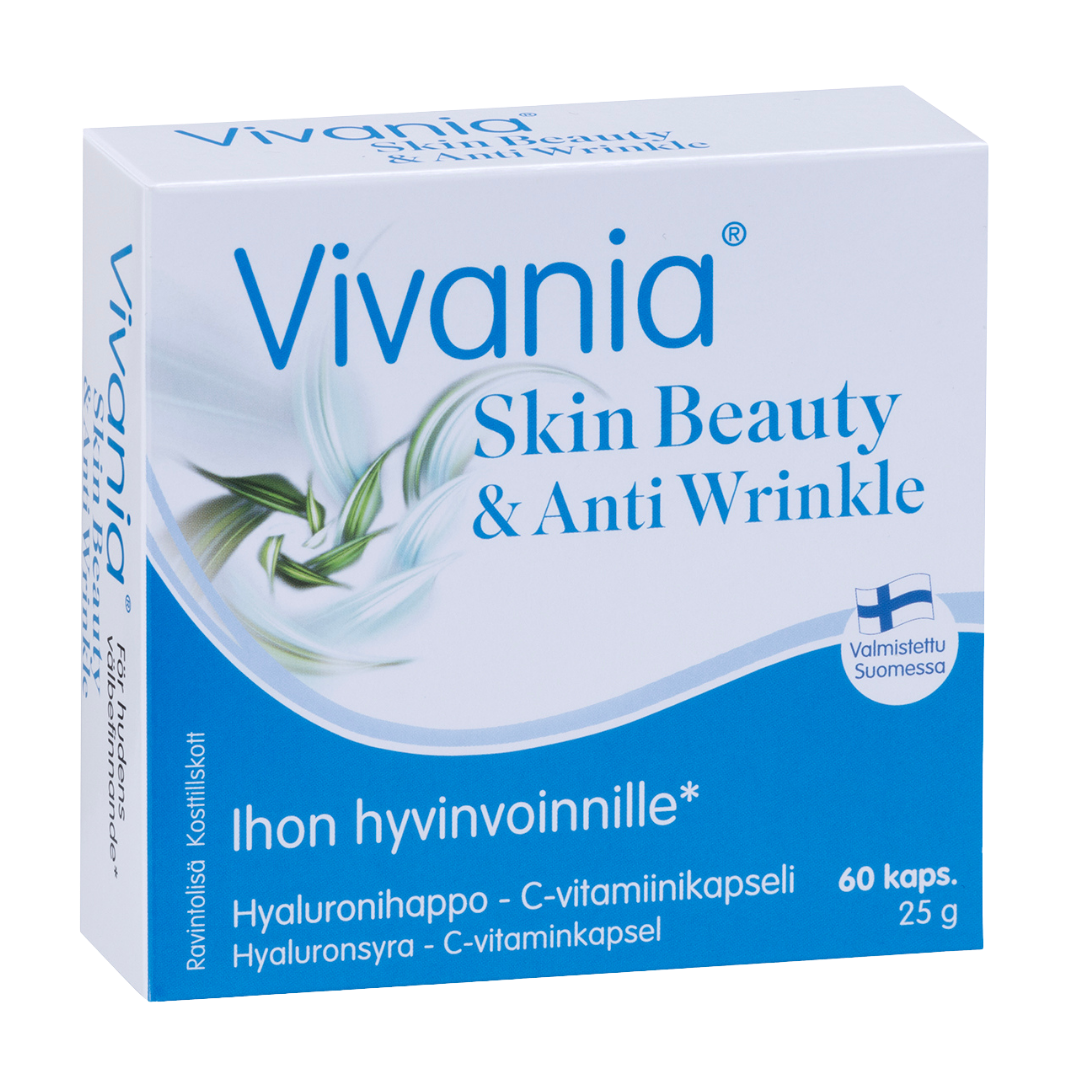 Vivania Skin Beauty & Anti Wrinkle kapselit - ihon hyvinvoinnille