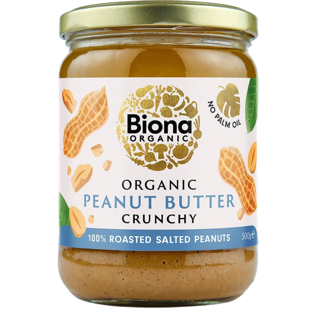 Biona Organic Maapähkinävoi Crunchy 500 g