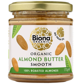 Biona Organic Almond Butter Smooth - Luomu Mantelitahna 170 g