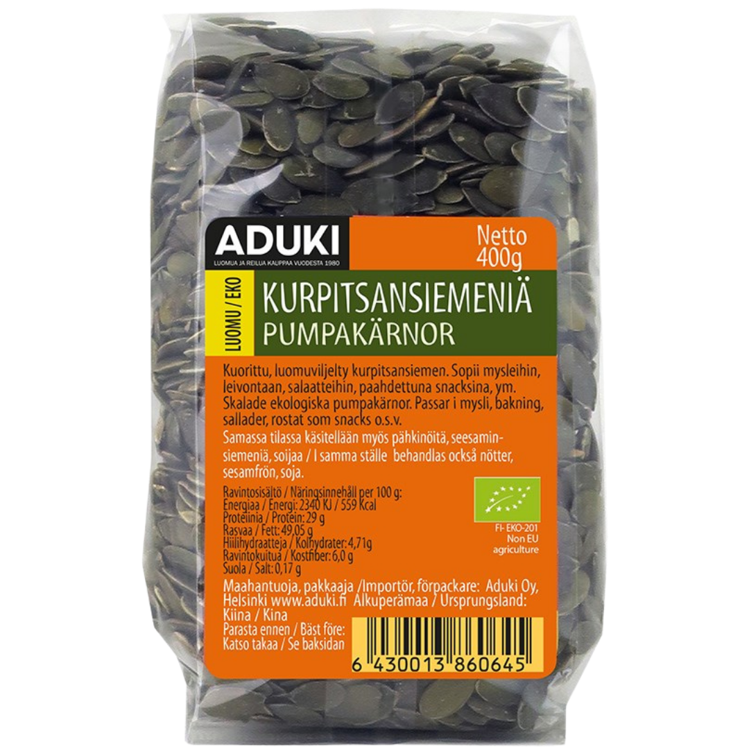 Aduki Kurpitsansiemen 400 g