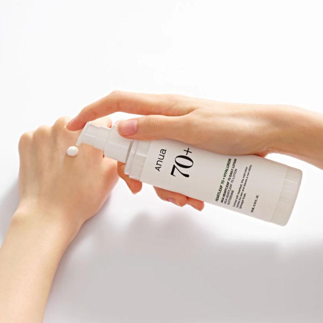 Anua Heartleaf 70% Daily Lotion, Kasvovoide, 200 ml, k-beauty, korealainen kosmetiikka, kauneus, kasvorasva, heartleaf, rauhoittava, kosteuttava, sinunapteekki.fi