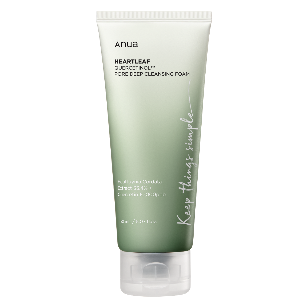 Anua Heartleaf Quercetinol Pore Deep Cleansing Foam - Puhdistusvaahto 150 ml - Sinunapteekki.fi