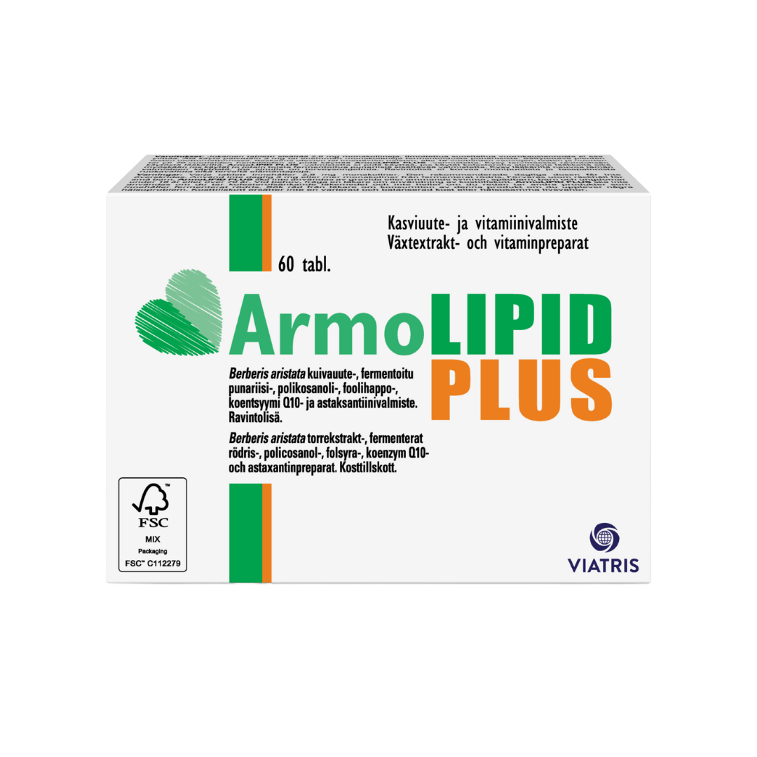 ArmoLIPID Plus 60 tabl. - Päiväys 10/2025 - erä