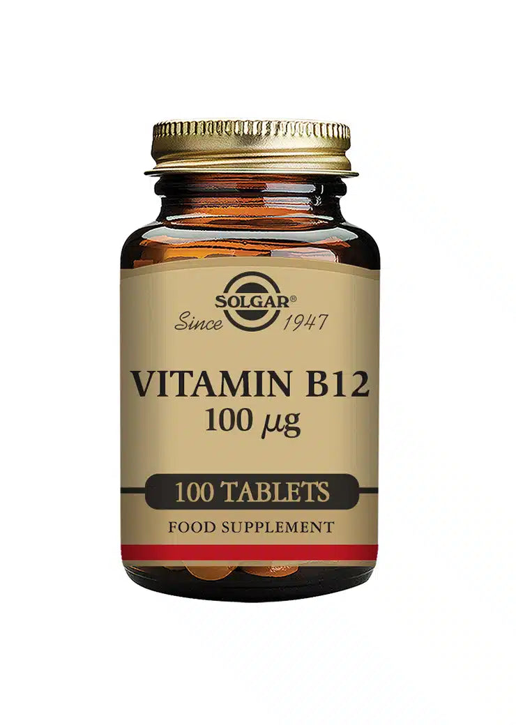 Solgar Vitamin B12 100µg - B12-vitamiini 100 tabl.