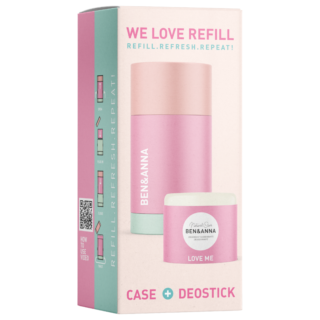 Ben & Anna Love Me - Deodorantti Kotelo + Täyttöpakkaus 40 g
