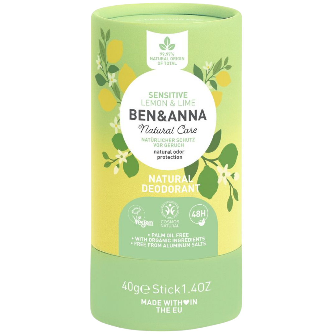 Ben & Anna Sensitive Lemon & Lime - Deodorantti 40 g