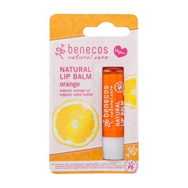 Benecos Natural Lip Balm Orange - Huulivoide appelsiini 4,7g