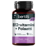 Bertil's Vitamin B12-vitamiini + folaatti 100 tabl. - Imeskelytabletti