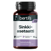 Bertil's Sinkkiasetaatti 10 mg 120 kaps. - Imeskelytabletti