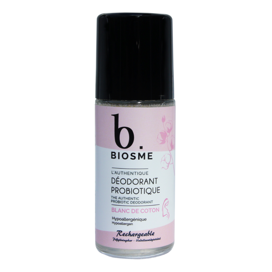 Biosme Probiotic Deodorant Blanc de Coton - Roll-On Deodorantti 50 ml