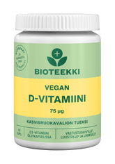 Bioteekin OmniVegan D-Vitamiini 75 µg 60 kaps.