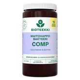 Bioteekki Maitohappobakteeri COMP + Glutamiini & Biotiini 80 + 15 kaps. - erä