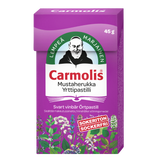 Carmolis Yrttipastilli Mustaherukka 45 g - Sinunapteekki.fi