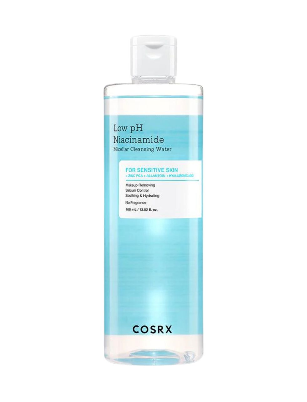COSRX Low pH Niacinamide Micellar Cleansing Water - Misellipuhdistusvesi 400 ml