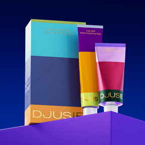 Djusie Dream Team Box sisältää kaksi täysikokoista ihonhoidon tehotuotetta, jotka tarjoavat yhdessä iholle monipuolista kosteutusta, ravitsevaa hoitoa ja luonnollista hehkua.