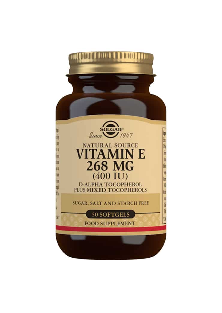 Solgar Vitamin E 268 mg - E-vitamiini 50 kaps.