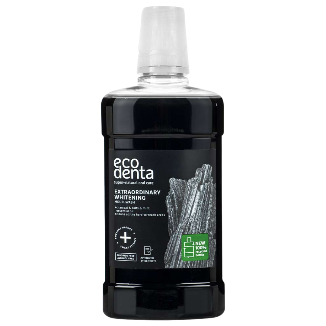 Ecodenta Extraordinary Whitening - Valkaiseva suuvesi 500 ml - Sinunapteekki.fi